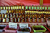 Myanmar - Kyaikhtiyo, elixirs made from wild animal parts are on sale. 